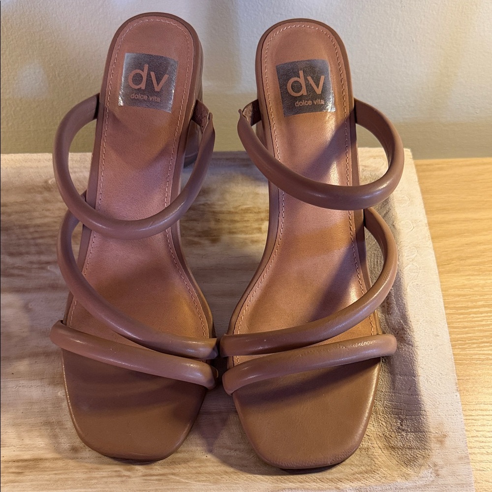 Dolce Vita Women's Tan Strappy Heels Size 9